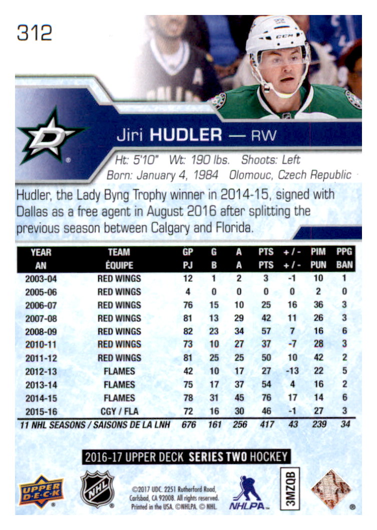 2016-17 Upper Deck Hockey Card Pick (Base) 265-515