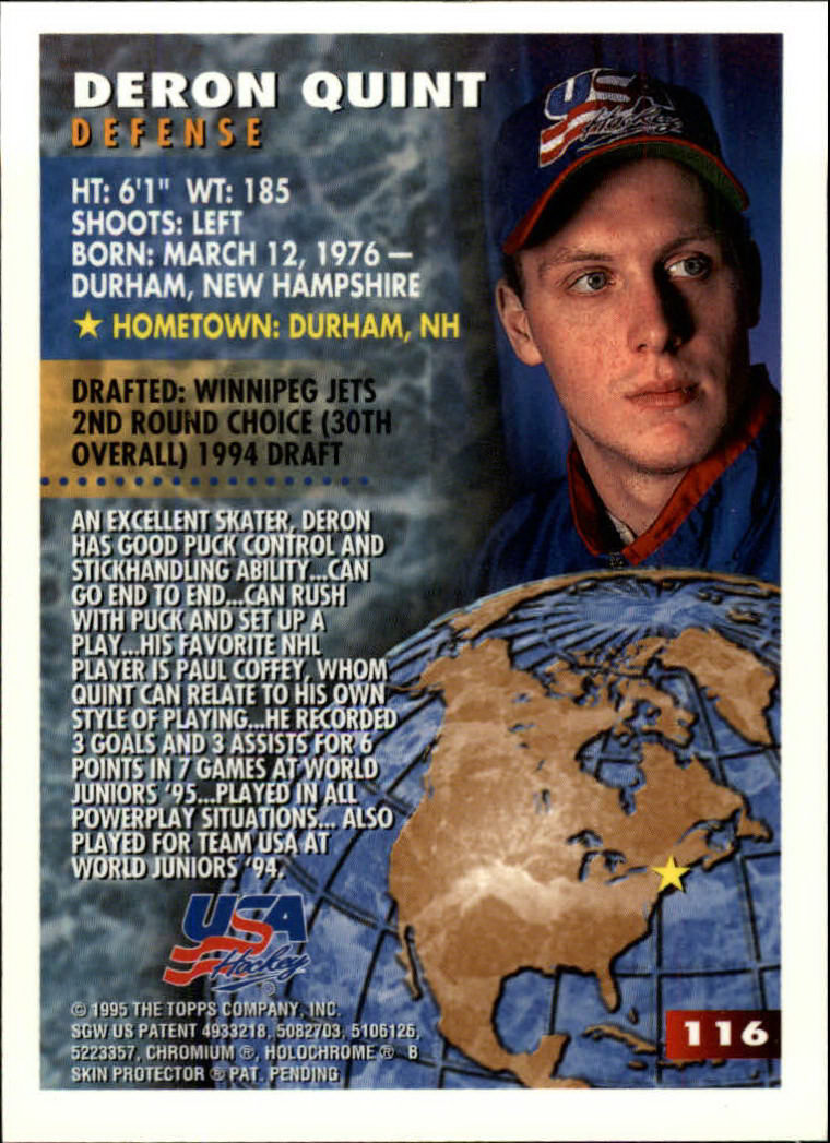 Sports Card Back