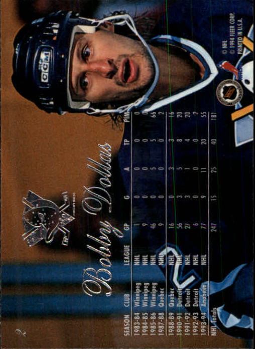 1994-95 Flair #2 Bobby Dollas back image