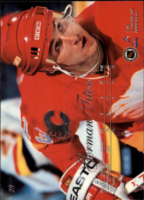 1994-95 Flair #29 German Titov back image