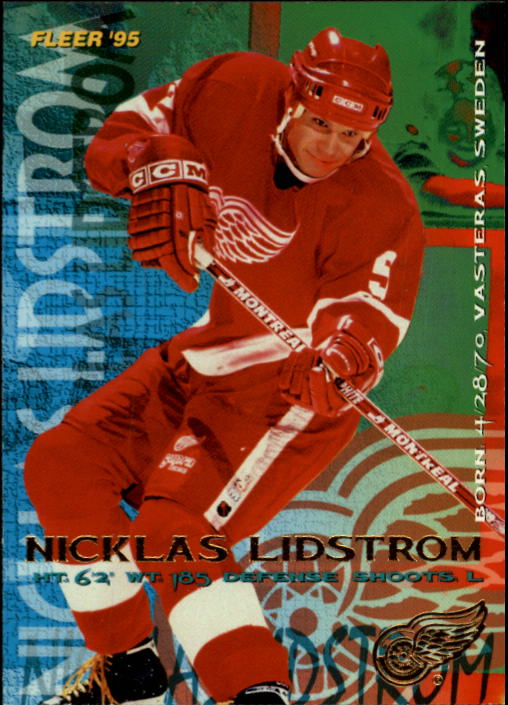 1994-95 Fleer #62 Nicklas Lidstrom