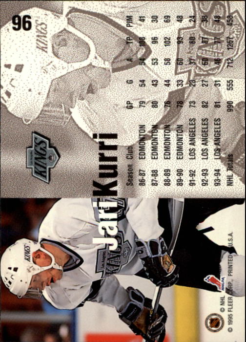 Sports Card Back
