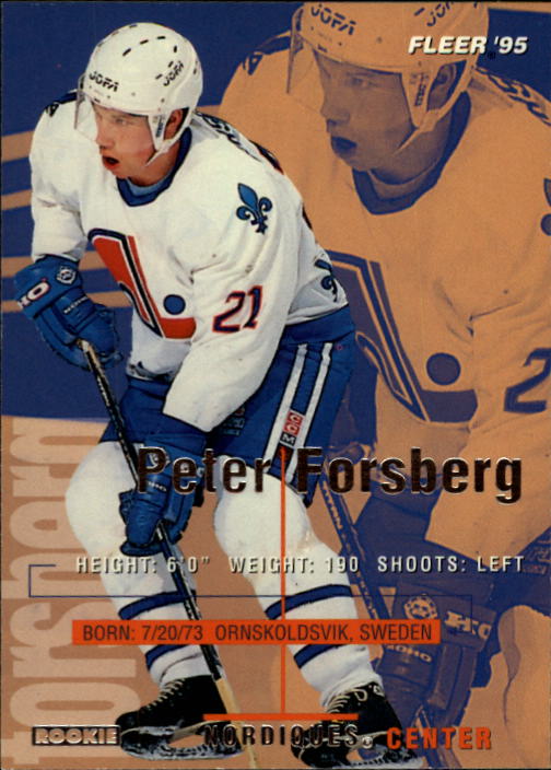 1994-95 Fleer #176 Peter Forsberg