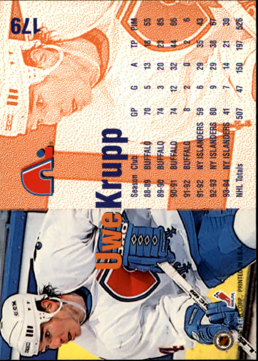 Sports Card Back