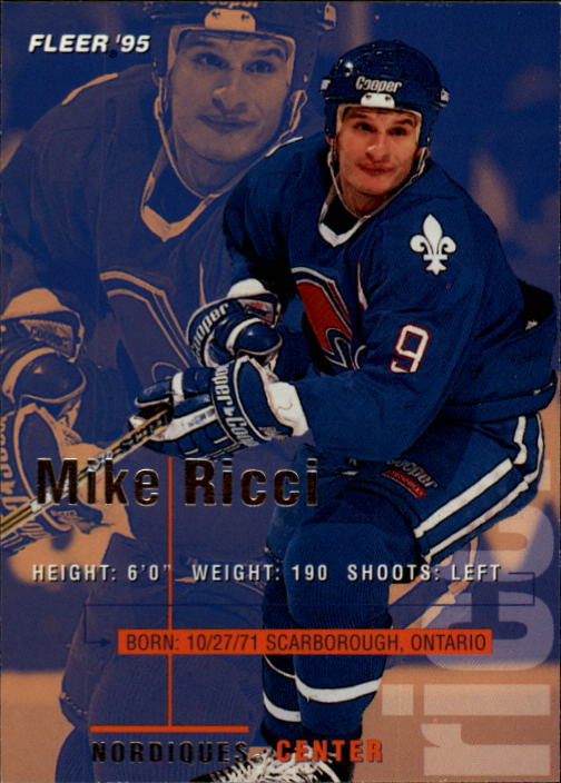 1994-95 Fleer #182 Mike Ricci