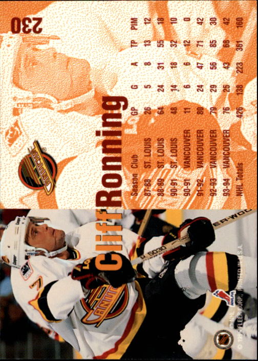 Sports Card Back