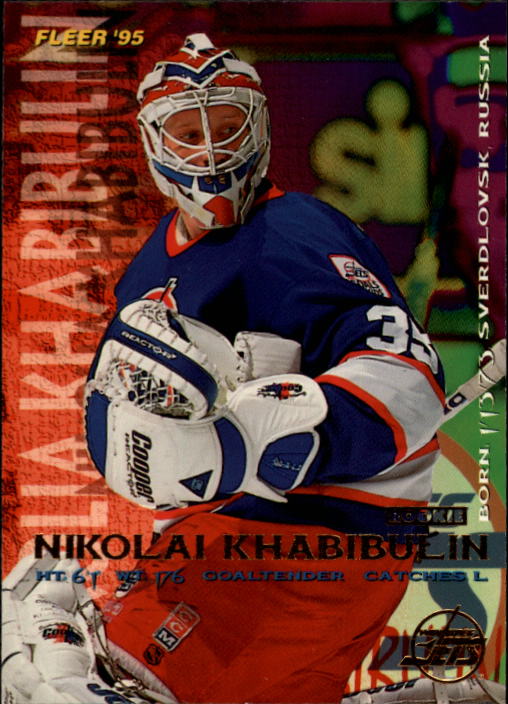 1994-95 Fleer #242 Nikolai Khabibulin