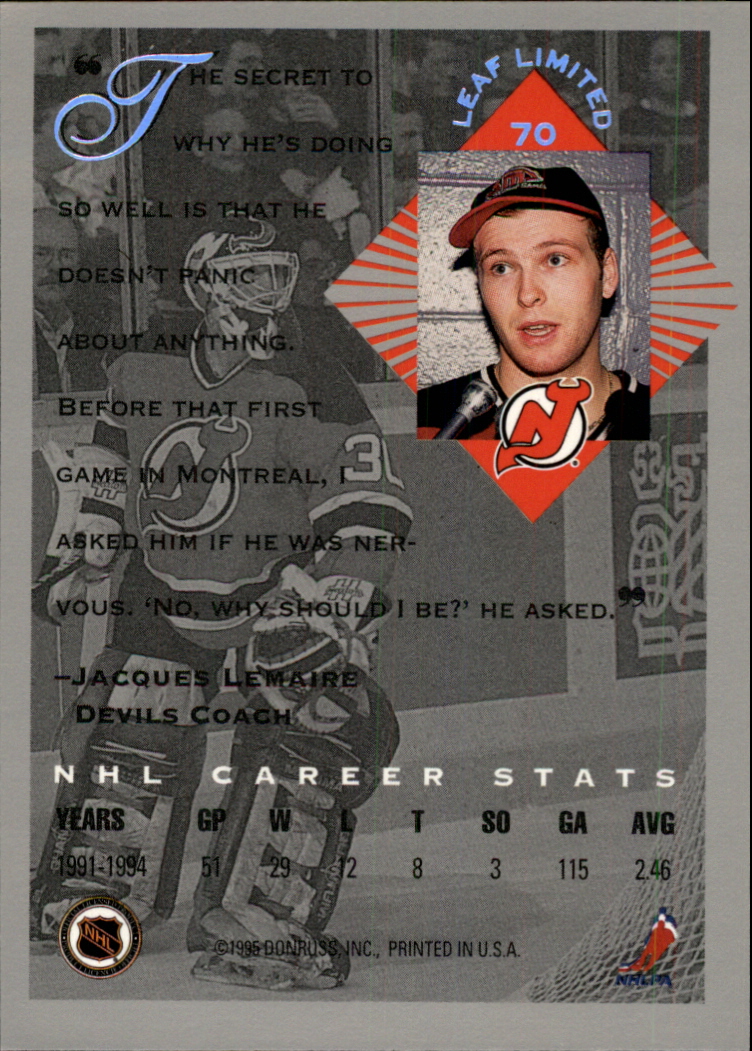 Sports Card Back