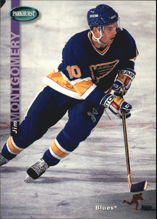1994-95 Parkhurst Blues Hockey Card #198 Jim Montgomery | eBay