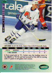 Sports Card Back