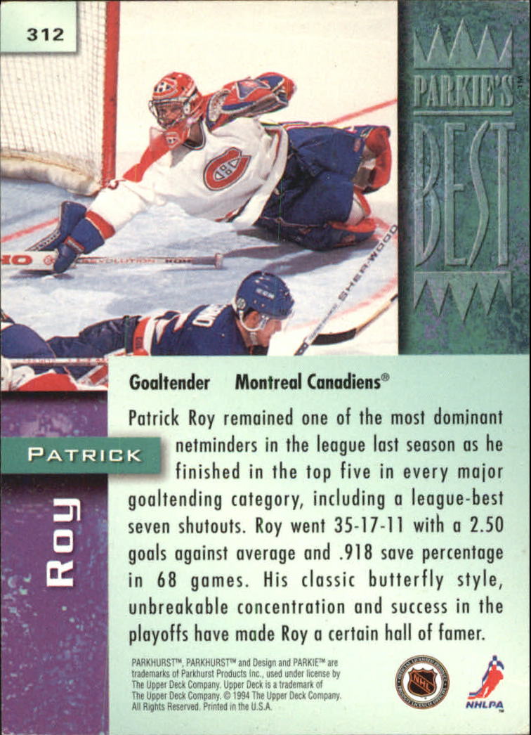 Sports Card Back