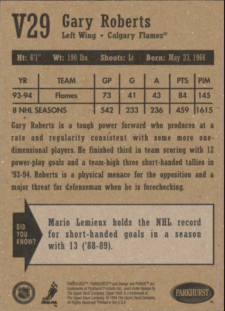 Sports Card Back