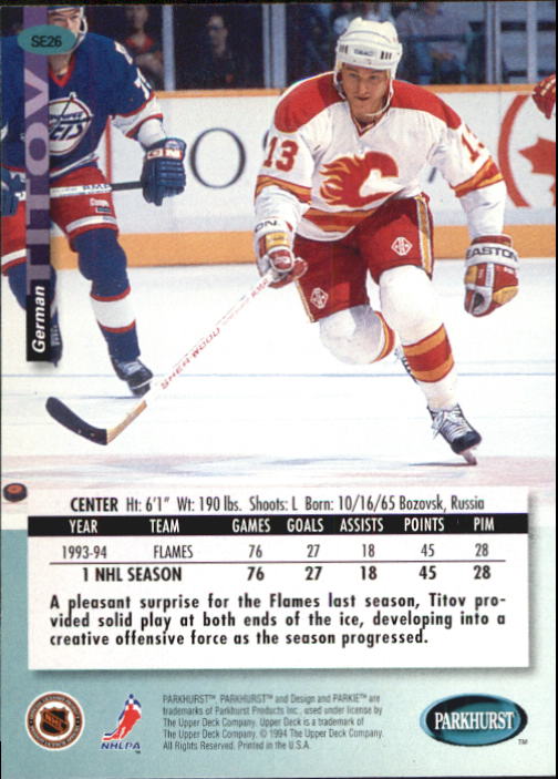 Sports Card Back