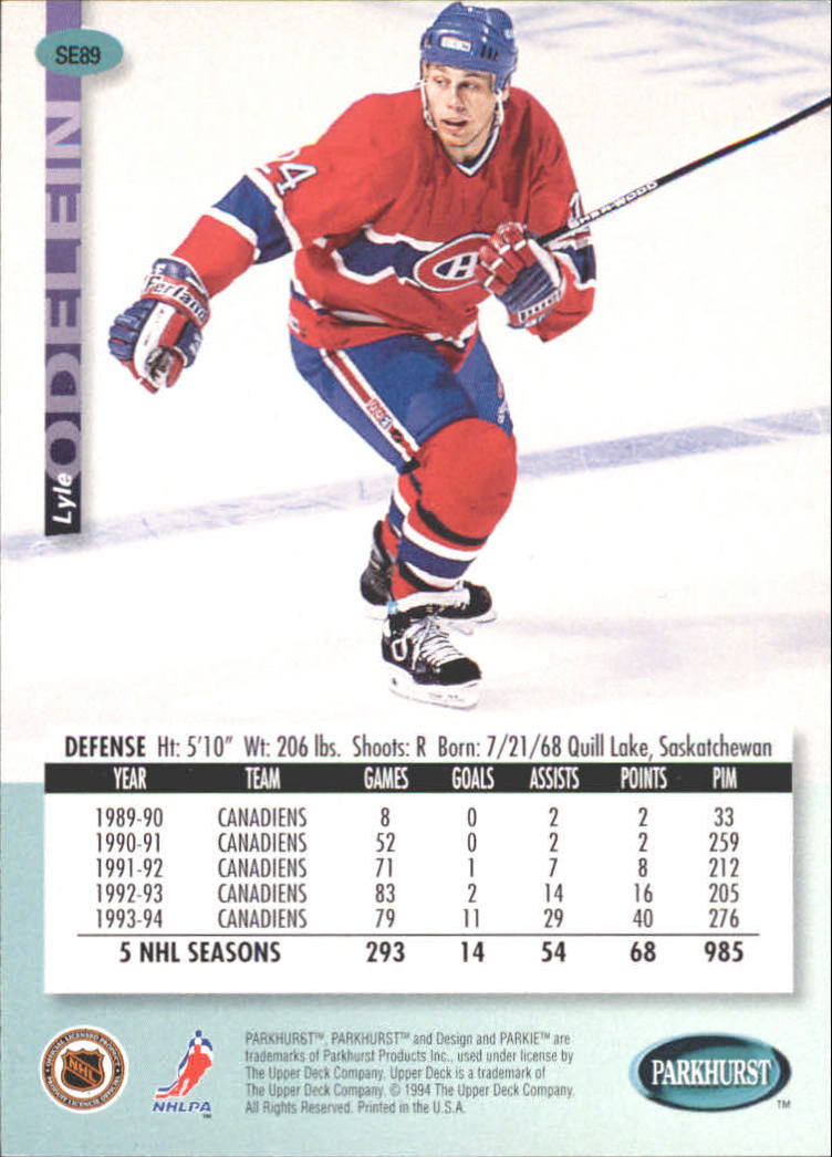 Sports Card Back