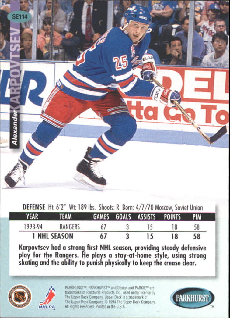 Sports Card Back