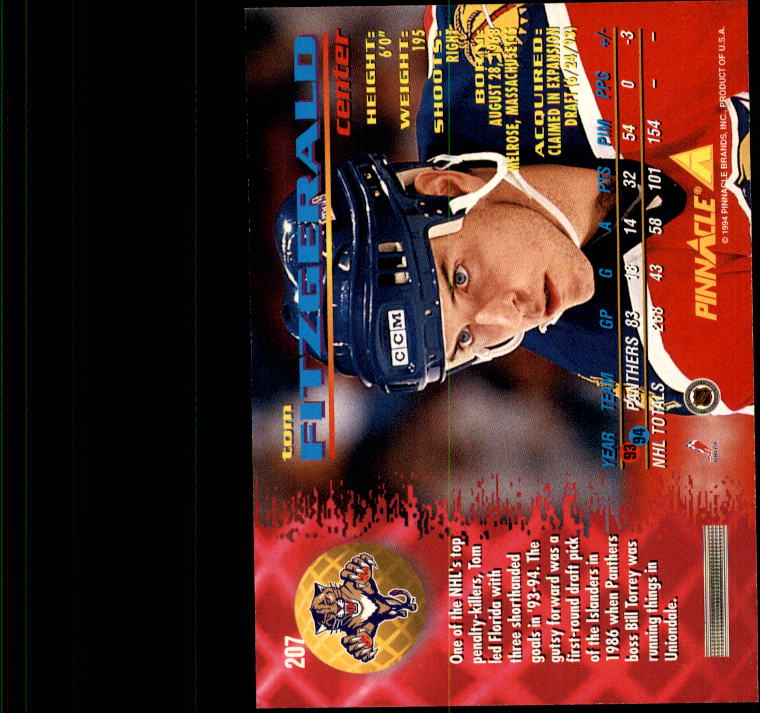 Sports Card Back