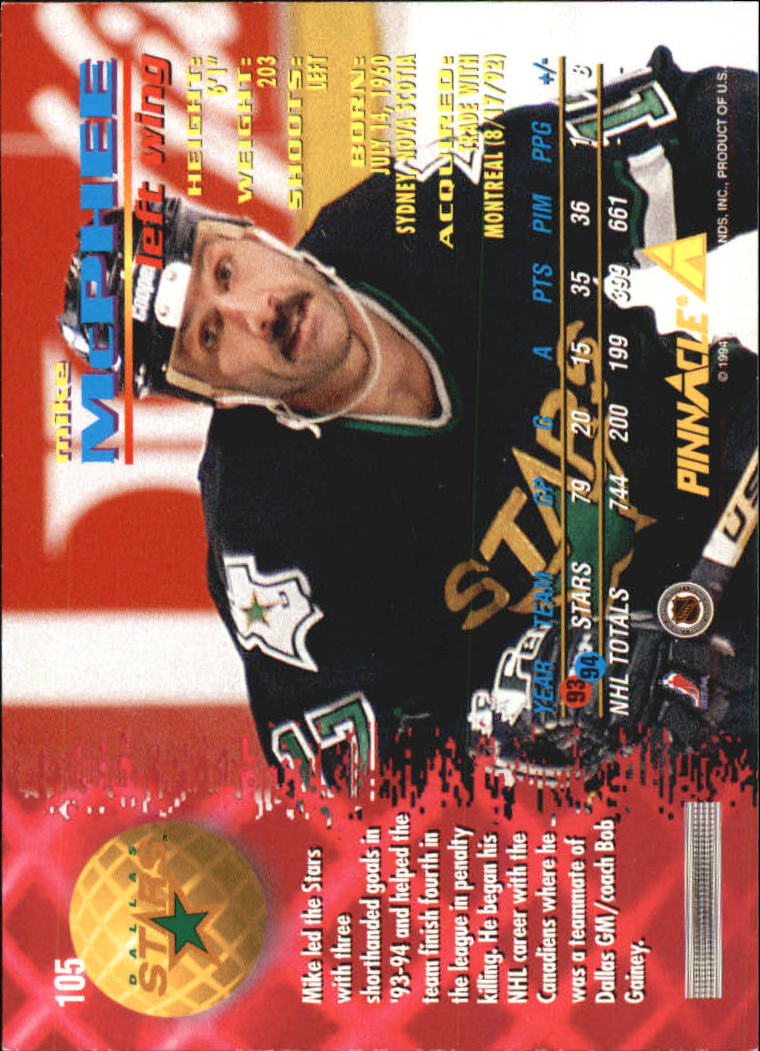 Sports Card Back