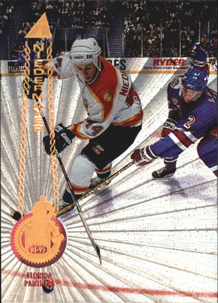 1994-95 Pinnacle Rink Collection #168 Rob Niedermayer