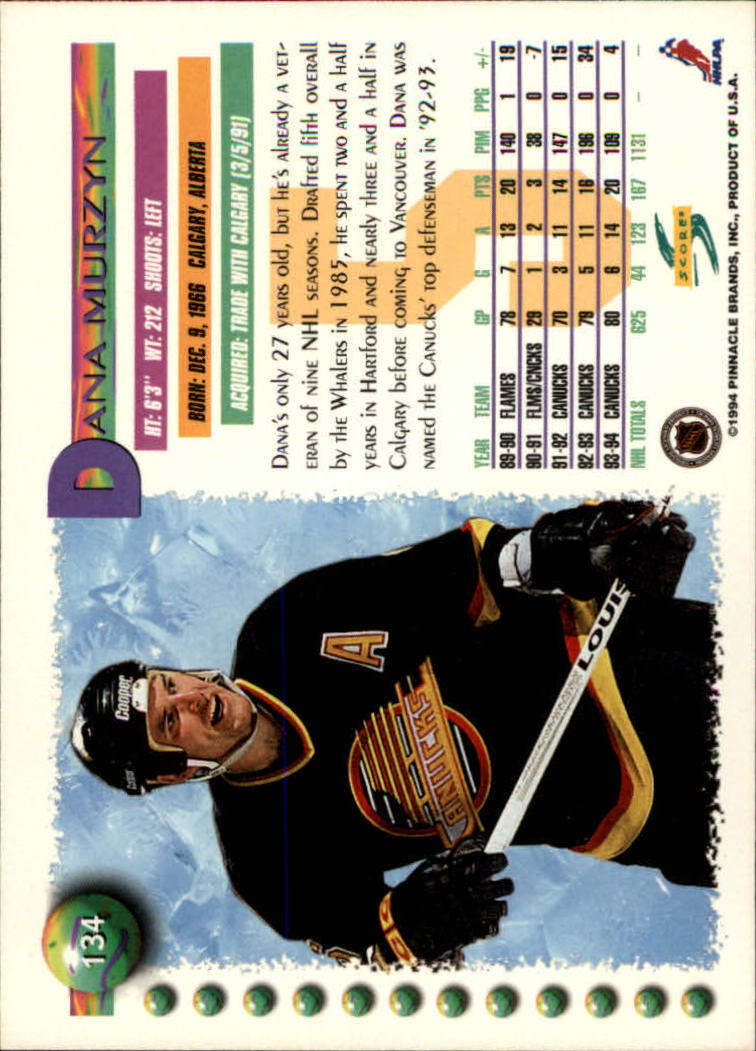 A2971- 1994-95 Score Hockey Card #s 1-250 +Rookies -You Pick- 15+ FREE US SHIP - Picture 268 of 494