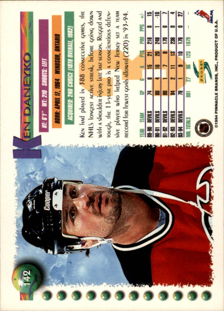 A2971- 1994-95 Score Hockey Card #s 1-250 +Rookies -You Pick- 15+ FREE US SHIP - Picture 283 of 494
