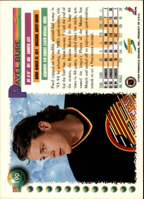 A2971- 1994-95 Score Hockey Card #s 1-250 +Rookies -You Pick- 15+ FREE US SHIP - Picture 374 of 494