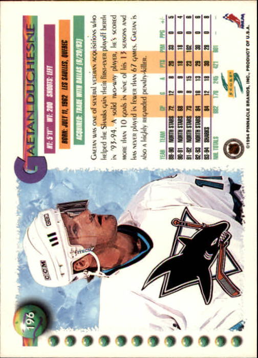 A2971- 1994-95 Score Hockey Card #s 1-250 +Rookies -You Pick- 15+ FREE US SHIP - Picture 386 of 494