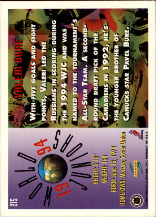 A2971- 1994-95 Score Hockey Card #s 1-250 +Rookies -You Pick- 15+ FREE US SHIP - Picture 424 of 494