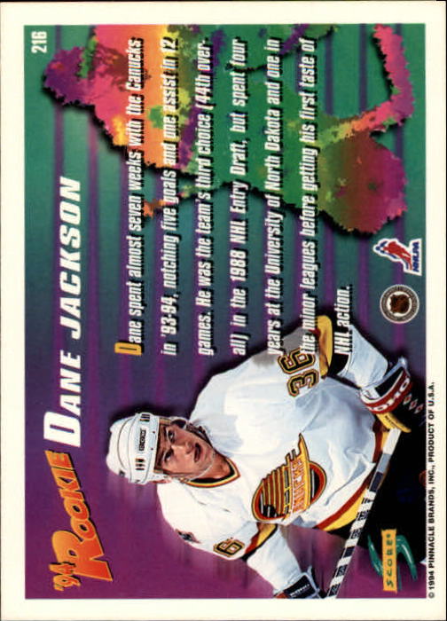 A2971- 1994-95 Score Hockey Card #s 1-250 +Rookies -You Pick- 15+ FREE US SHIP - Picture 426 of 494