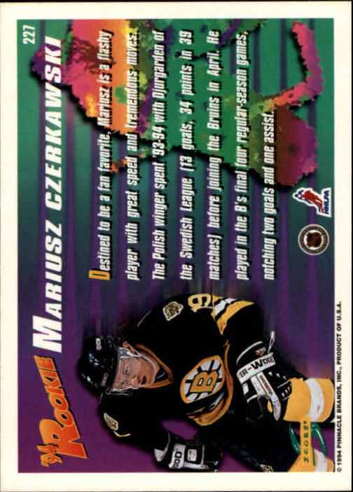 A2971- 1994-95 Score Hockey Card #s 1-250 +Rookies -You Pick- 15+ FREE US SHIP - Picture 448 of 494