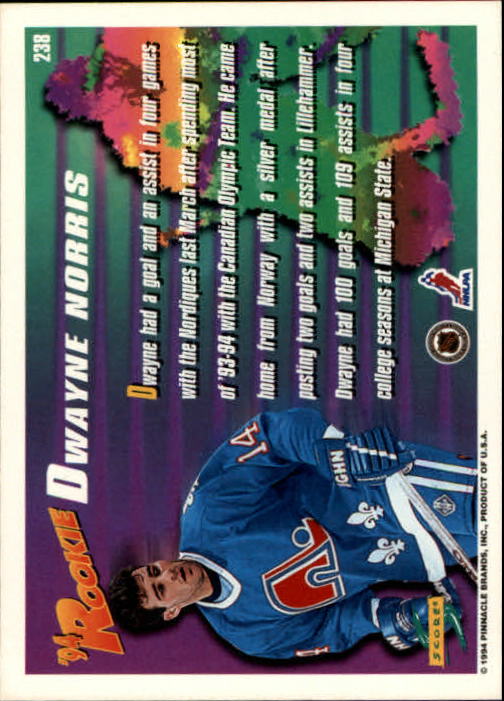 A2971- 1994-95 Score Hockey Card #s 1-250 +Rookies -You Pick- 15+ FREE US SHIP - Picture 470 of 494