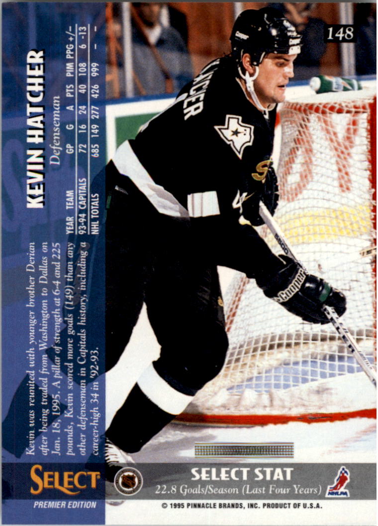 1994-95 Select #148 Kevin Hatcher back image