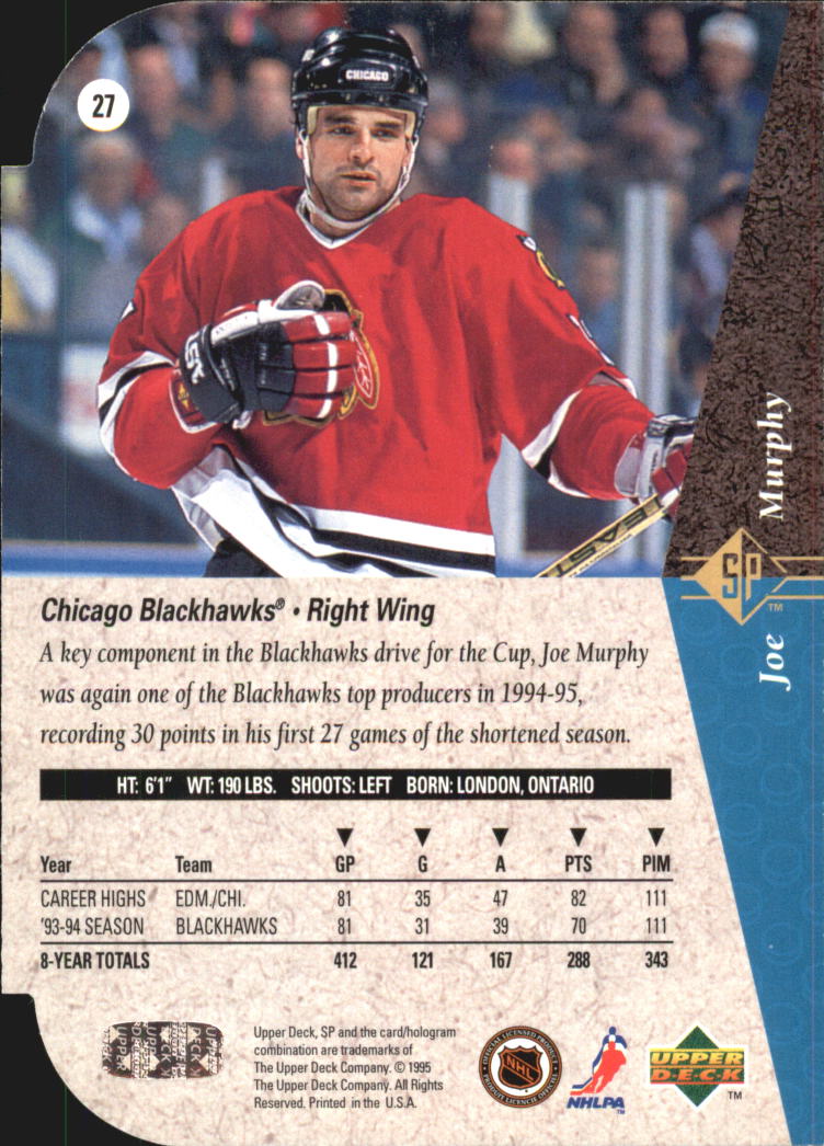 A4052- 1994-95 SP Die Cuts Hockey Card #s 1-195 -You Pick- 15+ FREE US SHIP - Picture 51 of 363