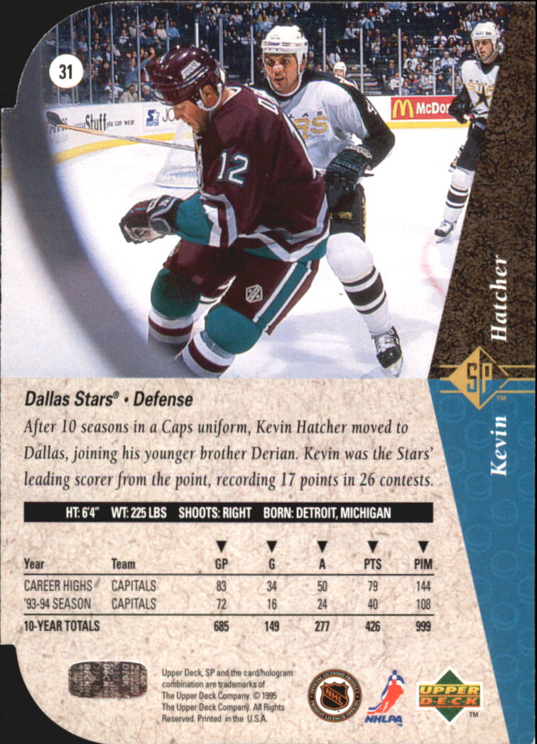 A4052- 1994-95 SP Die Cuts Hockey Card #s 1-195 -You Pick- 15+ FREE US SHIP - Picture 59 of 363