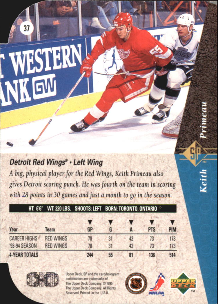 A4052- 1994-95 SP Die Cuts Hockey Card #s 1-195 -You Pick- 15+ FREE US SHIP - Picture 71 of 363