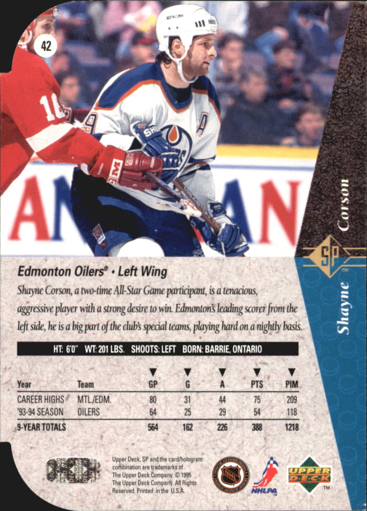 A4052- 1994-95 SP Die Cuts Hockey Card #s 1-195 -You Pick- 15+ FREE US SHIP - Picture 81 of 363