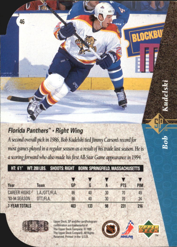 A4052- 1994-95 SP Die Cuts Hockey Card #s 1-195 -You Pick- 15+ FREE US SHIP - Picture 89 of 363