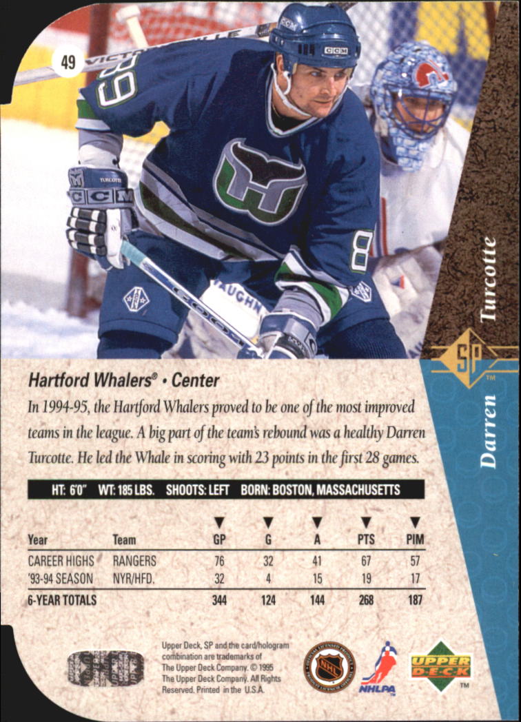 A4052- 1994-95 SP Die Cuts Hockey Card #s 1-195 -You Pick- 15+ FREE US SHIP - Picture 95 of 363