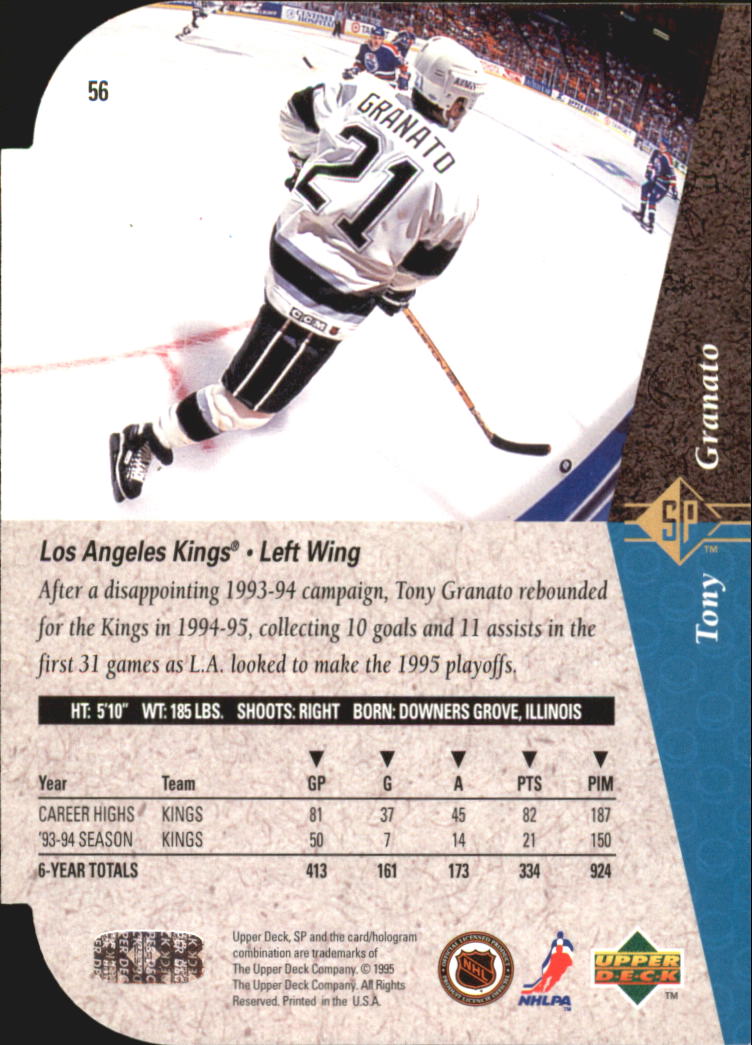 A4052- 1994-95 SP Die Cuts Hockey Card #s 1-195 -You Pick- 15+ FREE US SHIP - Picture 107 of 363