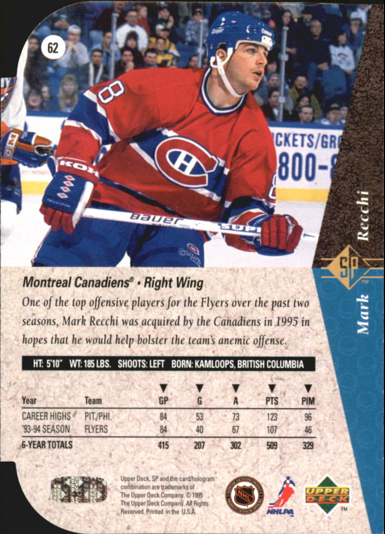A4052- 1994-95 SP Die Cuts Hockey Card #s 1-195 -You Pick- 15+ FREE US SHIP - Picture 117 of 363