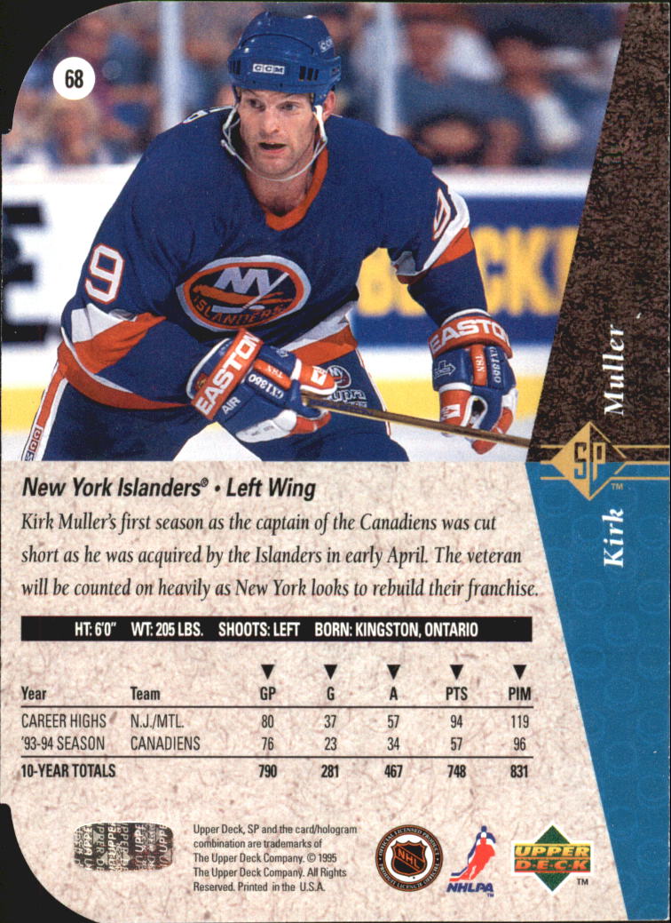 A4052- 1994-95 SP Die Cuts Hockey Card #s 1-195 -You Pick- 15+ FREE US SHIP - Picture 129 of 363