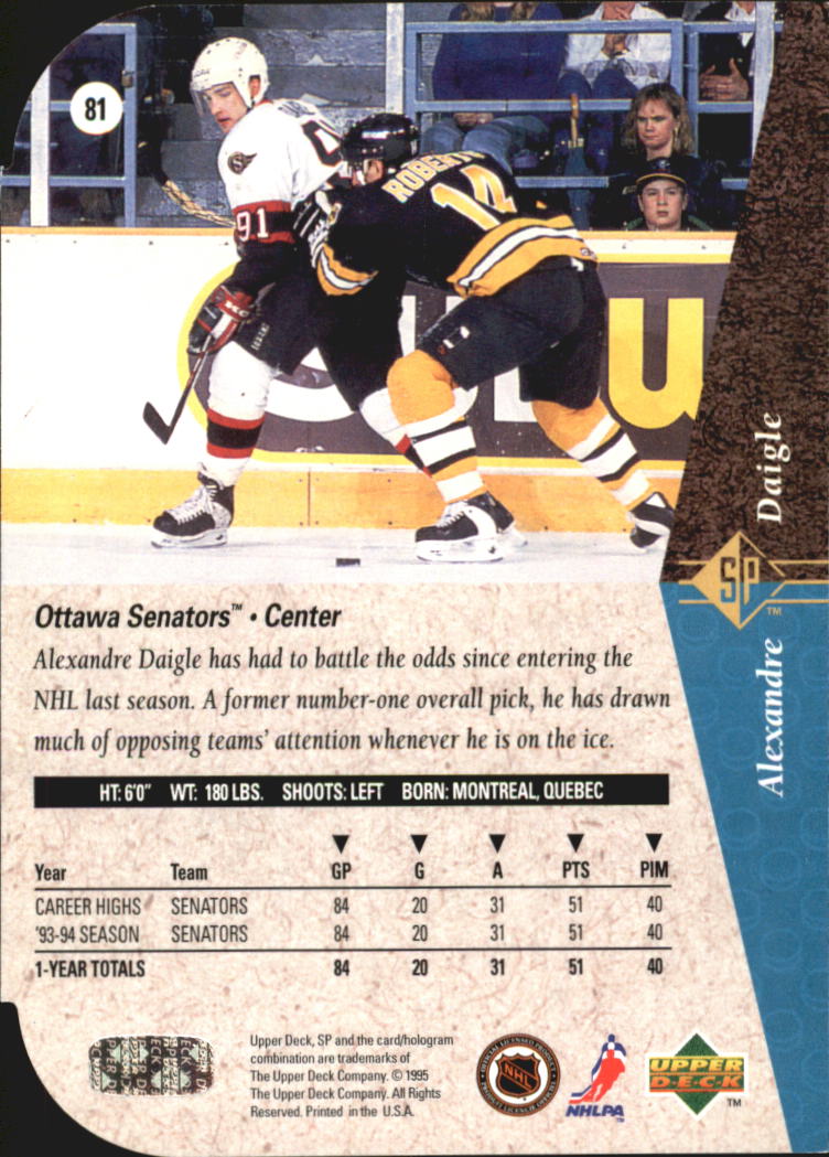 A4052- 1994-95 SP Die Cuts Hockey Card #s 1-195 -You Pick- 15+ FREE US SHIP - Picture 153 of 363