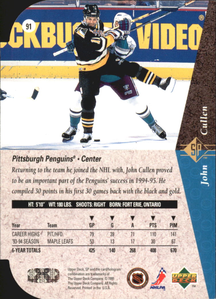 A4052- 1994-95 SP Die Cuts Hockey Card #s 1-195 -You Pick- 15+ FREE US SHIP - Picture 173 of 363