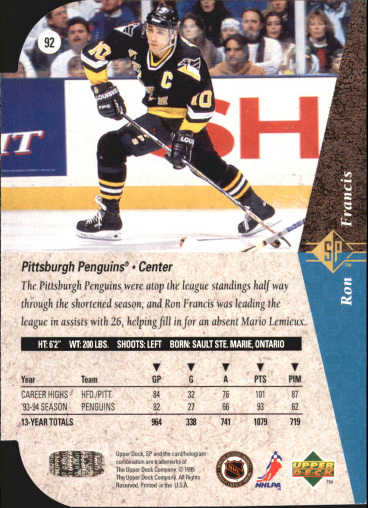 A4052- 1994-95 SP Die Cuts Hockey Card #s 1-195 -You Pick- 15+ FREE US SHIP - Picture 175 of 363