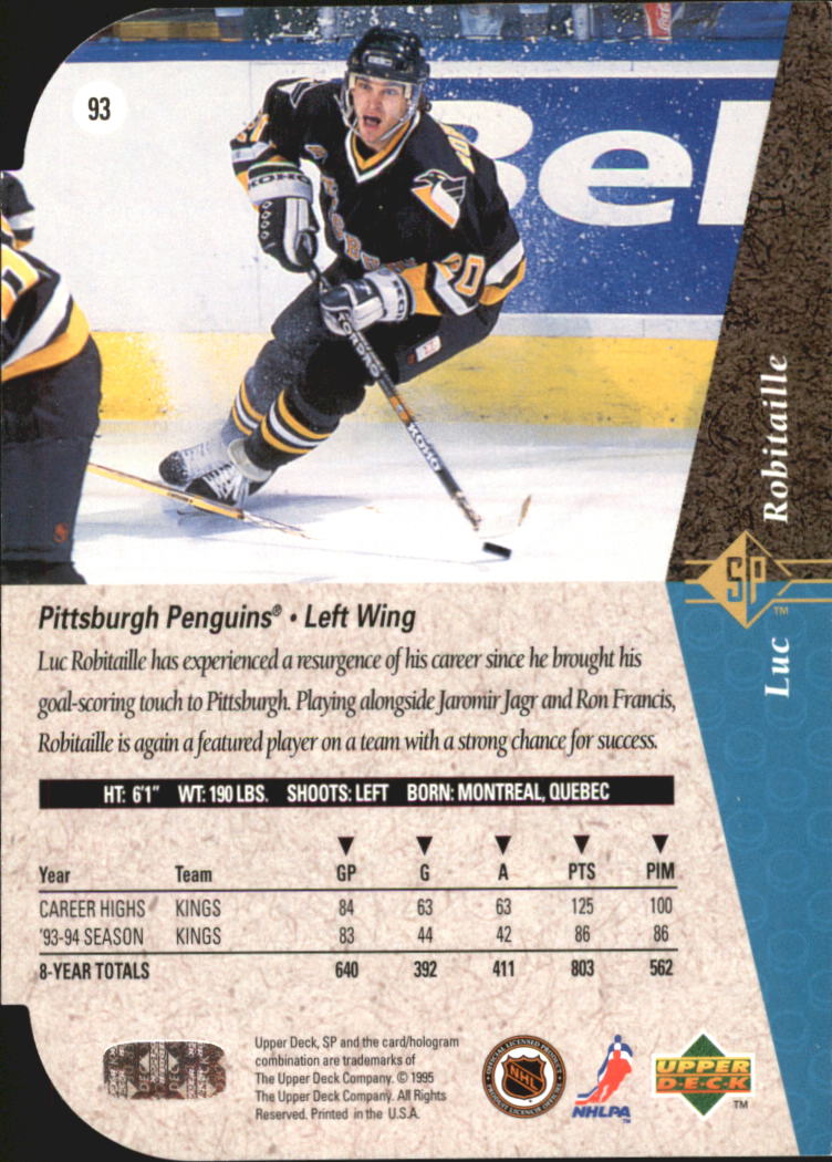 A4052- 1994-95 SP Die Cuts Hockey Card #s 1-195 -You Pick- 15+ FREE US SHIP - Picture 177 of 363