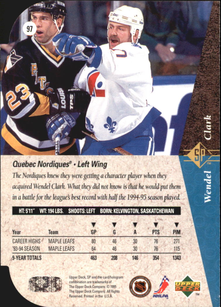 A4052- 1994-95 SP Die Cuts Hockey Card #s 1-195 -You Pick- 15+ FREE US SHIP - Picture 185 of 363