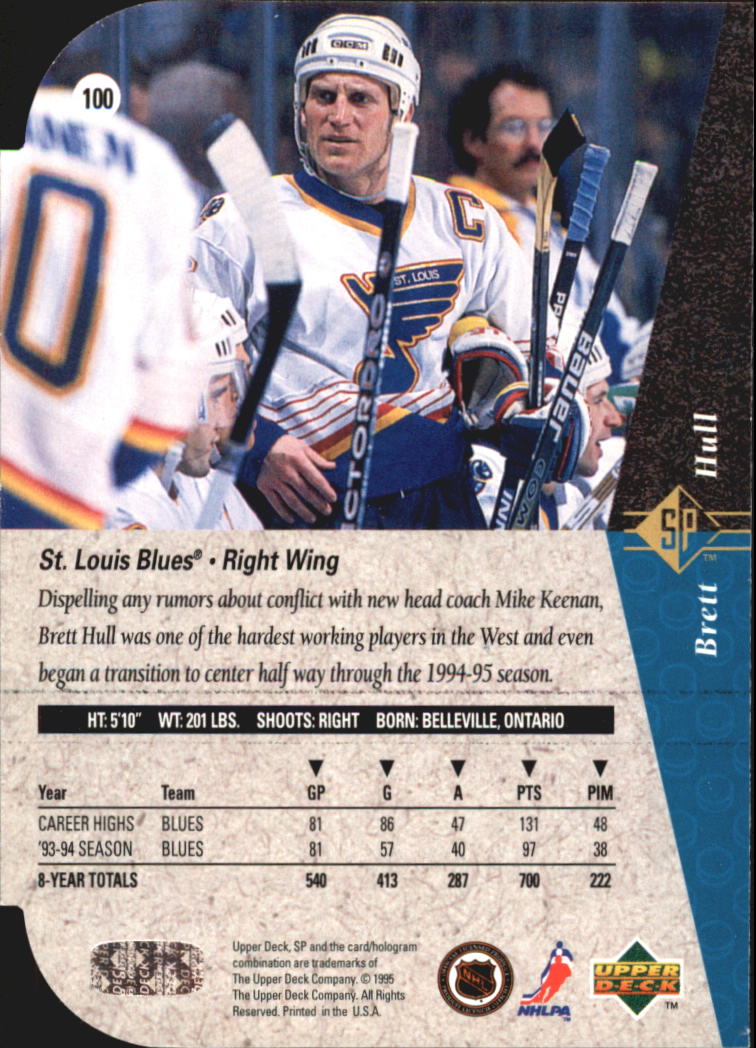 A4052- 1994-95 SP Die Cuts Hockey Card #s 1-195 -You Pick- 15+ FREE US SHIP - Picture 189 of 363