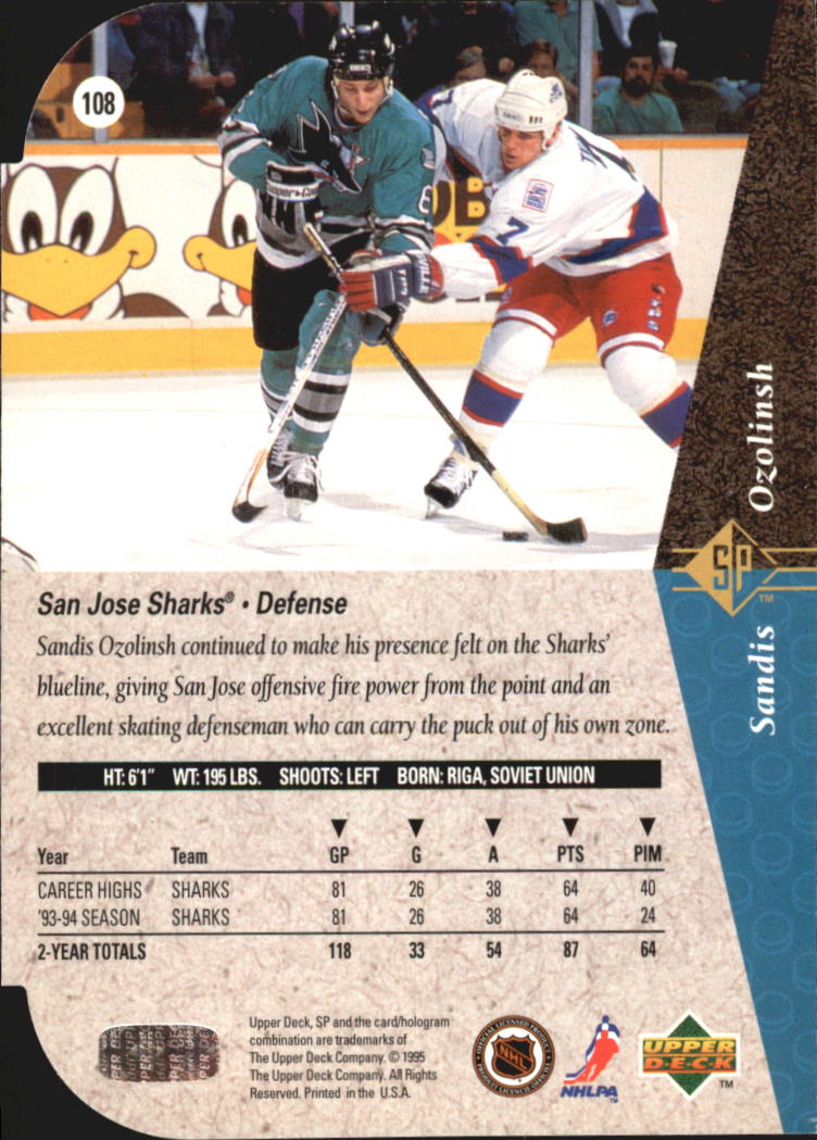 A4052- 1994-95 SP Die Cuts Hockey Card #s 1-195 -You Pick- 15+ FREE US SHIP - Picture 203 of 363