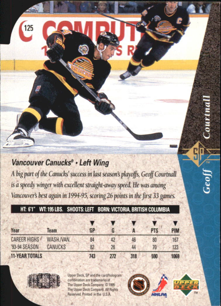 A4052- 1994-95 SP Die Cuts Hockey Card #s 1-195 -You Pick- 15+ FREE US SHIP - Picture 233 of 363