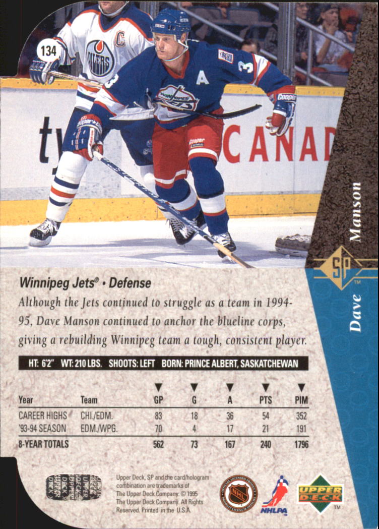 A4052- 1994-95 SP Die Cuts Hockey Card #s 1-195 -You Pick- 15+ FREE US SHIP - Picture 249 of 363