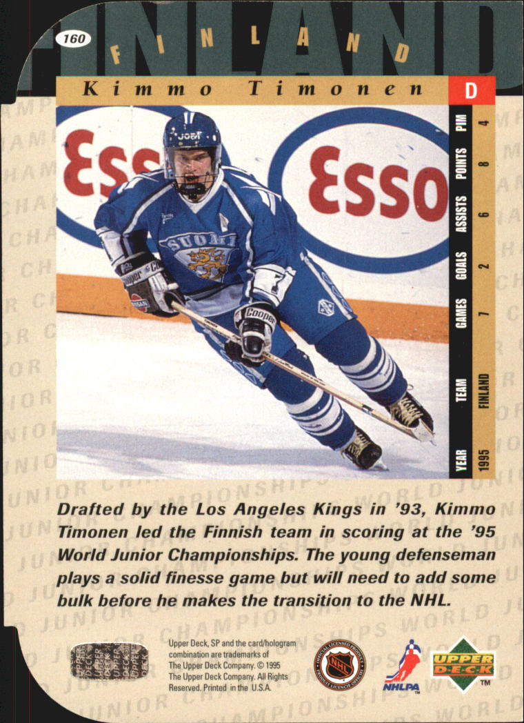 A4052- 1994-95 SP Die Cuts Hockey Card #s 1-195 -You Pick- 15+ FREE US SHIP - Picture 301 of 363